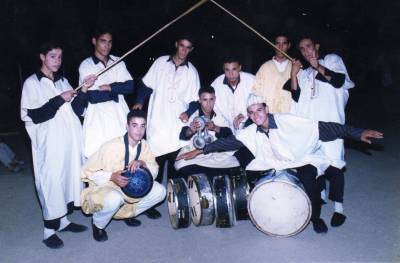 con  mis  amigos en marruecos 