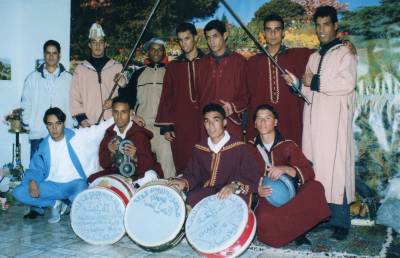 tambien con otros  amigos en marruecos 